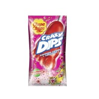 Chupa Chups - Crazy Dips - Erdbeere - 14g - VE = 24 Stk