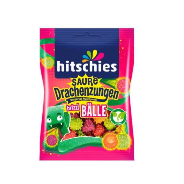 Hitschies - Saure Brizzl Bälle - 100g - VE = 12 Stk