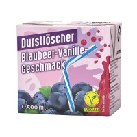 Durstlöscher - Blaubeere Vanille - 500ml - VE = 12 Stk