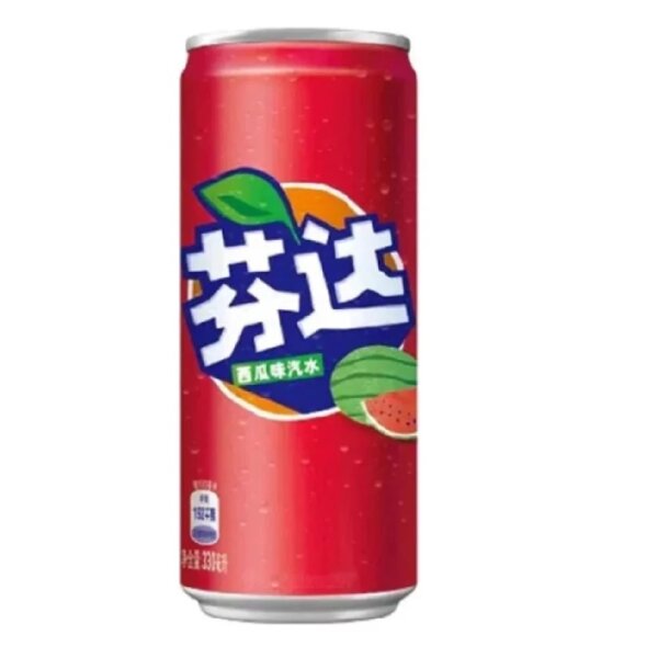 Fanta - Watermelon - China - 330ml - DPG - VE = 24 Stk