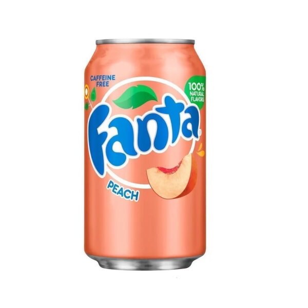 Fanta - Peach - USA - 355ml - DPG - VE = 12 Stk