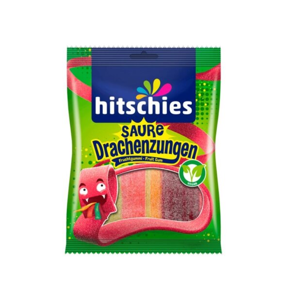 Hitschies - Saure Drachenzungen Vegan - 125g - VE = 20 Stk