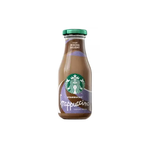 8 x Starbucks - Mocha Delight Frappuccino - Coffe Drink - 250ml - VE = 1 Stk