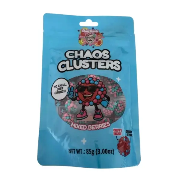 Chaos Candy - Clusters - Mixed Berries - 85g - VE = 48 Stk