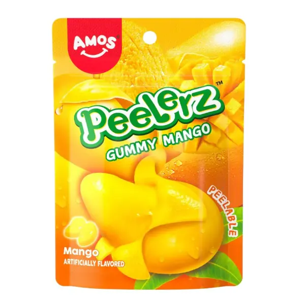 AMOS - Peelerz Gummy -  Mango - 65g VE = 24 Stk