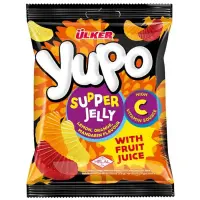 Ülker - HELAL - YUPO - Super Jelly Lemon Orange -...
