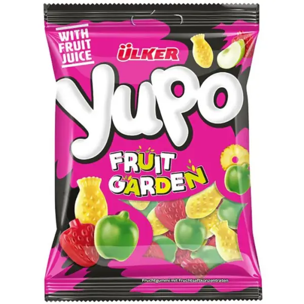 Ülker - HELAL - YUPO - Fruit Garden - 80g VE = 24 Stk