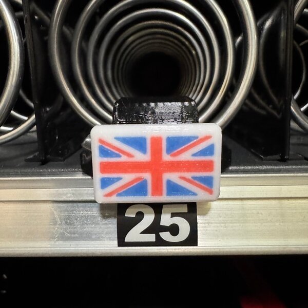 Großbritannien Schild - für SnackPate Dosenführung