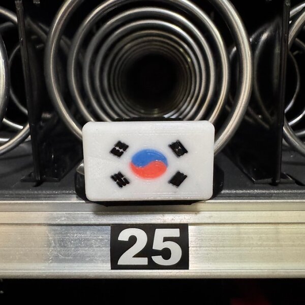 Südkorea Schild - für SnackPate Dosenführung