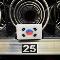 Südkorea Schild - für SnackPate Dosenführung