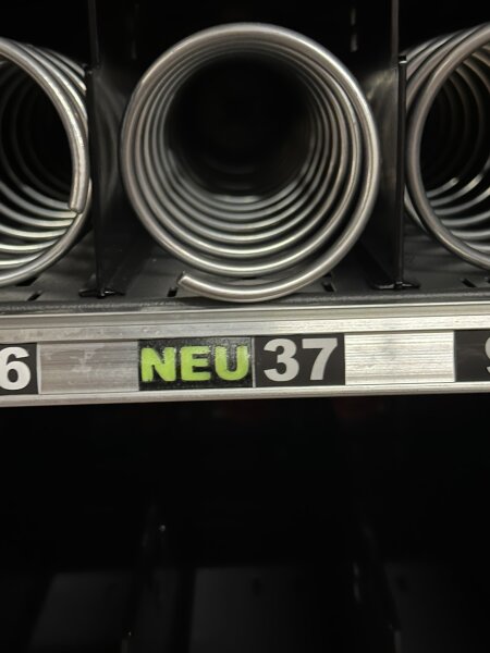 10 x NEU Schild - für die Schublade von Sanden Vendo