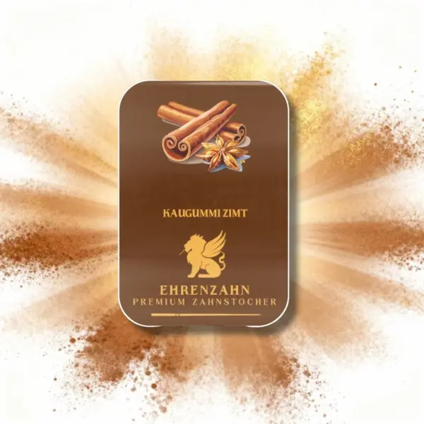 Ehrenzahn - Zahnstocher - Kaugummi Zimt - Box - VE = 10