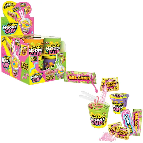 Johny Bee - Candy Noodle Cup - 55g - VE = 12 Stk