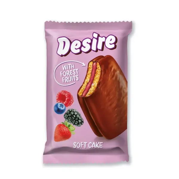 Desire - Soft Cake - Forest Fruits Jam - 50g - VE = 24 Stk