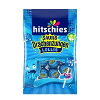 Hitschies - Saure Drachenzungen Lollis - 128g - VE = 12 Stk