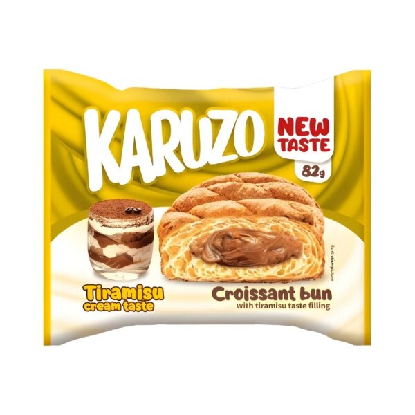 Karuzo Croissant - Tiramisu - 82g - VE = 24 Stk