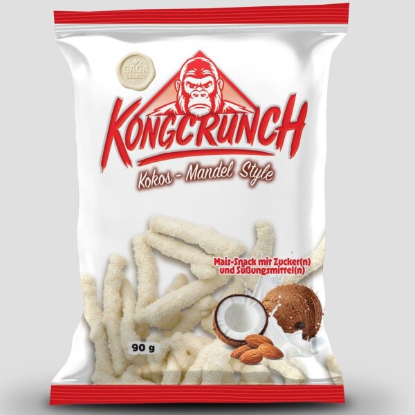 Kong Crunch - Kokos Mandel - 90g - VE = 24 Stk