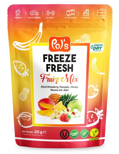 Pol ´s - Freeze Dried Fruits - Fruit Mix - 20g - VE = 15 Stk