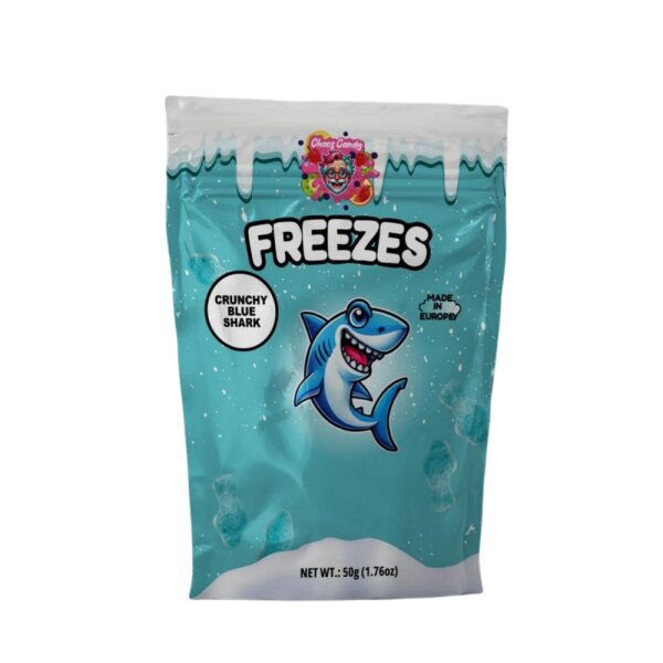 Chaos Candy - Freezes - Crunchy Blue Shark - 50g VE = 24 Stk