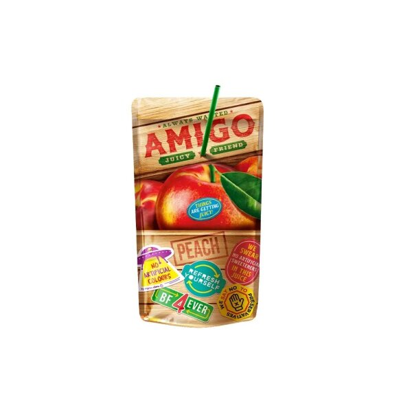 Amigo  - Peach - 8 x 200ml - VE = 1 Stk
