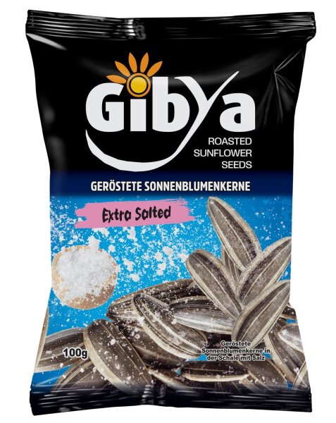 Gibya - Sonnenblumenkerne Salted - 100g - VE = 15 Stk