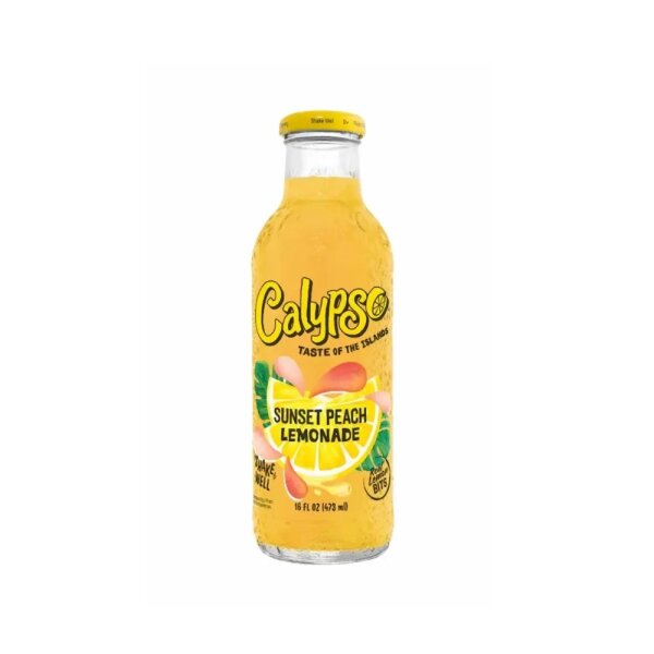 12x Calypso - Sunset Peach Lemonade - 473ml - DPG - VE = 1 STK (Nur Palettenversand)