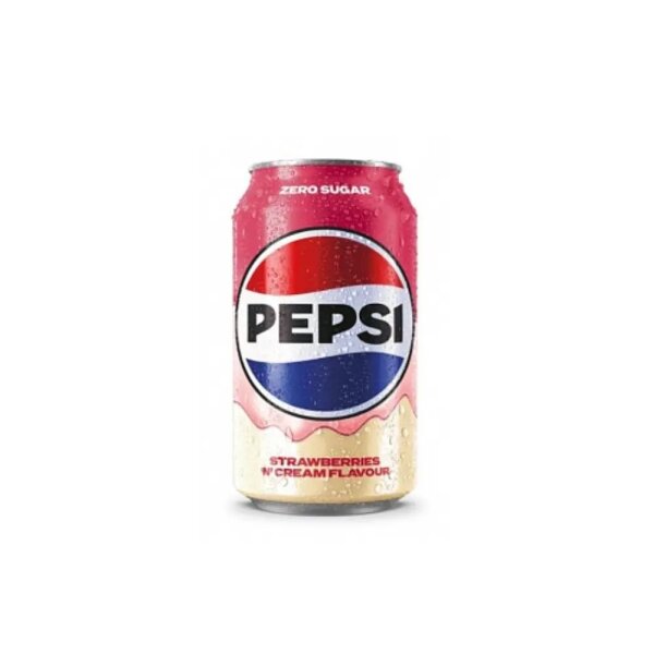 Pepsi  - Strawberry & Cream - DPG - 330ml - VE = 24 Stk
