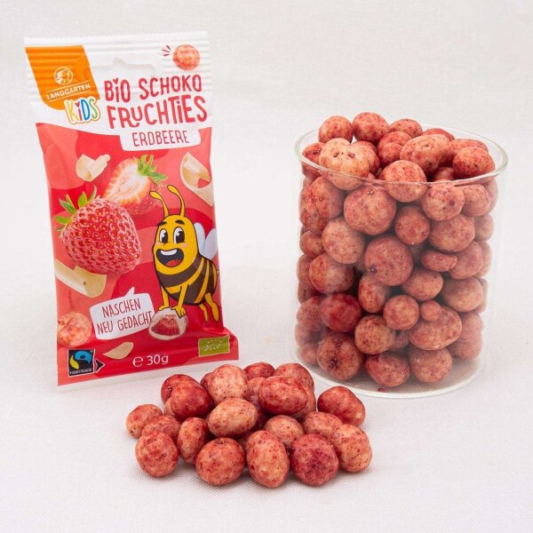 Landgarten - Kids Fruchties Erdbeere - 30g VE = 10 Stk