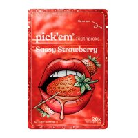 PickEm - Zahnstocher - Sassy Strawberry - Bag - VE = 25