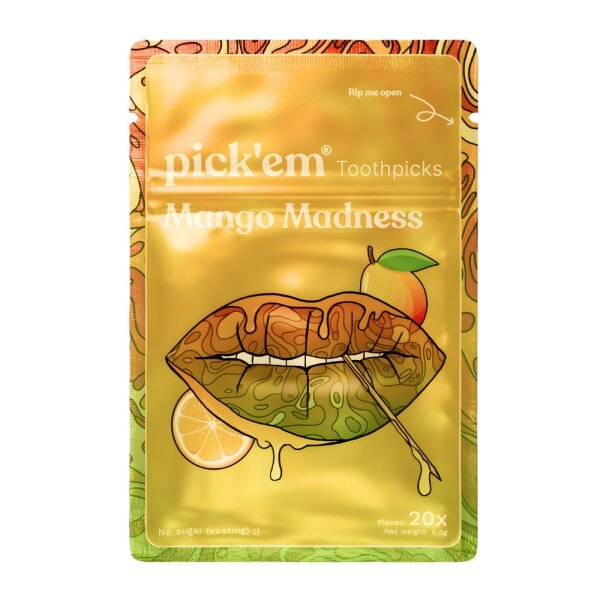 PickEm - Zahnstocher - Mango Madness - Bag - VE = 25