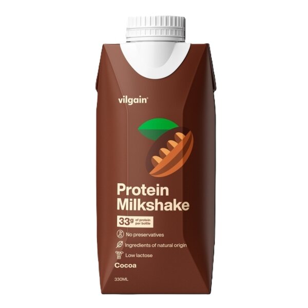 Vilgain - Protein Shake - Cocoa - 330ml - VE = 12 Stk