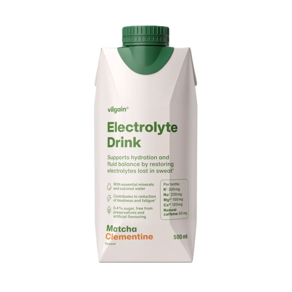 Vilgain - Electrolyte Drink - Matcha Clementine - 500ml - VE = 12 Stk