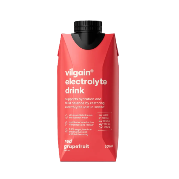 Vilgain - Electrolyte Drink - Red Grapefruit - 500ml - VE = 12 Stk