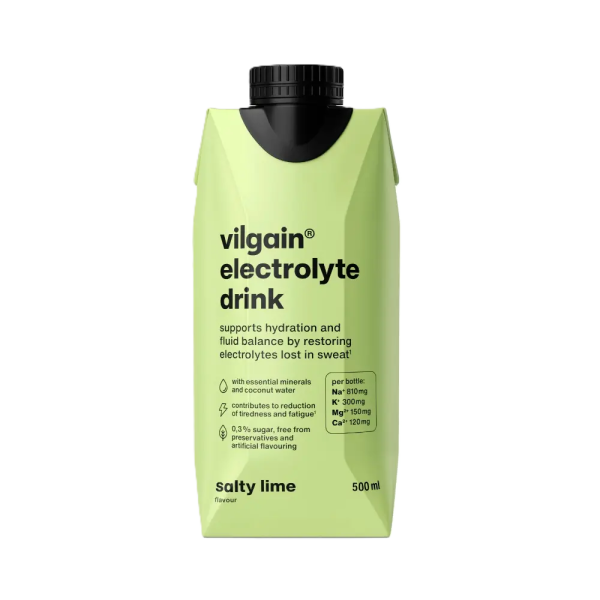 Vilgain - Electrolyte Drink - Salty Lime - 500ml - VE = 12 Stk