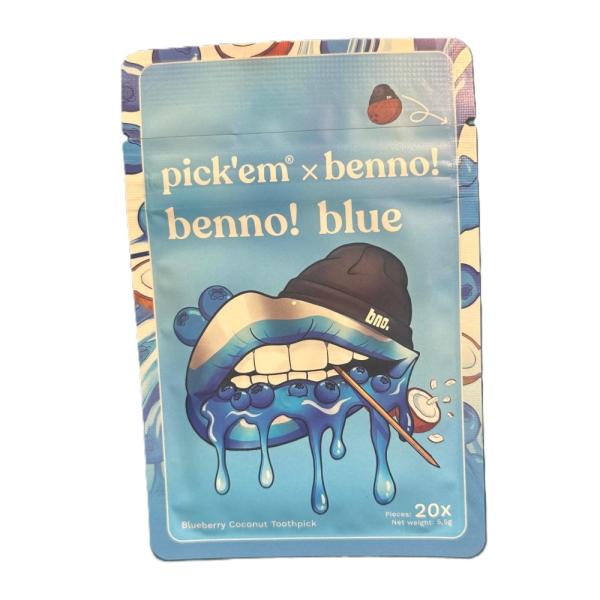 PickEm - Zahnstocher - Blueberry Coconut - Bag - VE = 25