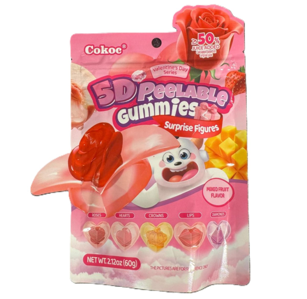 Cokoc - Peel Off - Candy - Valentines Day - 60g - VE = 10 Stk
