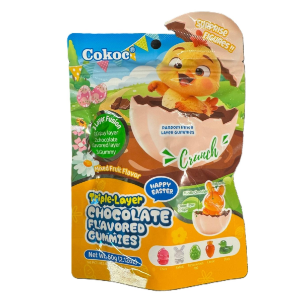 Cokoc - Triple Layer - Crunch - Easter - 60g - VE = 10 Stk