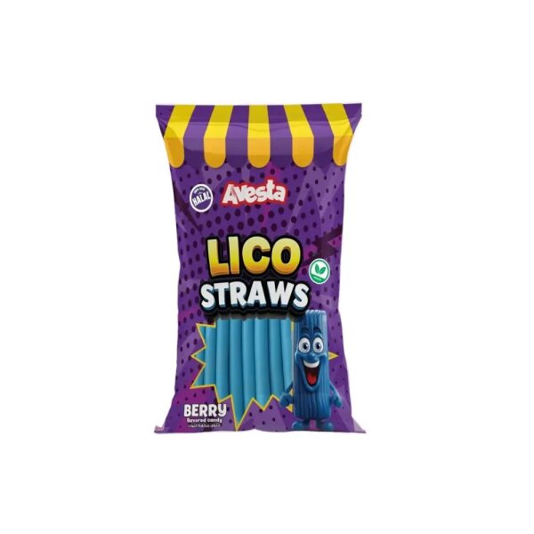 Avesta - Lico Straws - Berry - 70g - VE = 12 Stk