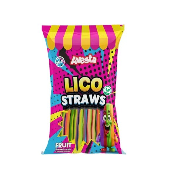 Avesta - Lico Straws - Fruit Mix - 70g - VE = 12 Stk