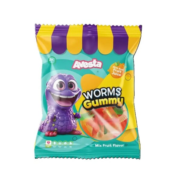 Avesta - Gummy Worms - 80g - VE = 12 Stk
