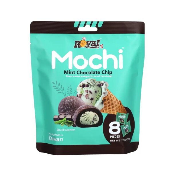 Royal Family - Mochi - Mint Chocolate Chip - 120g - VE = 12 Stk