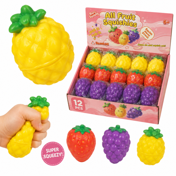 Hype - Spielzeug - Squishy Fruit Mix - VE = 12 Stk