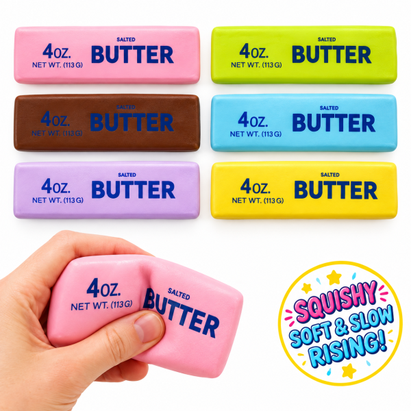 Hype - Spielzeug - farbige Squishy Butter - VE = 12 Stk