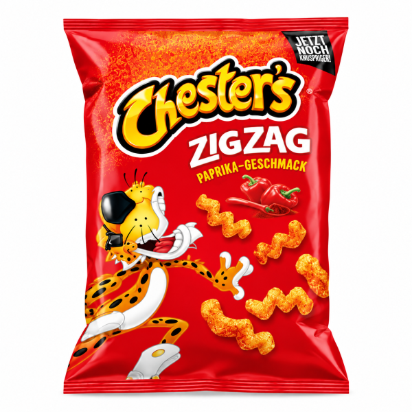 Chesters - ZIG ZAG Paprika - 85g - VE = 12 Stk