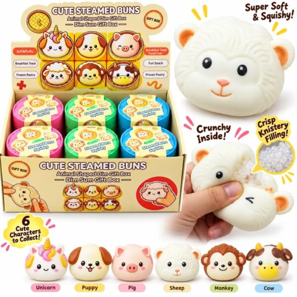 Hype - Spielzeug - Squishy Crackling Tier Dumpling - VE = 12 Stk