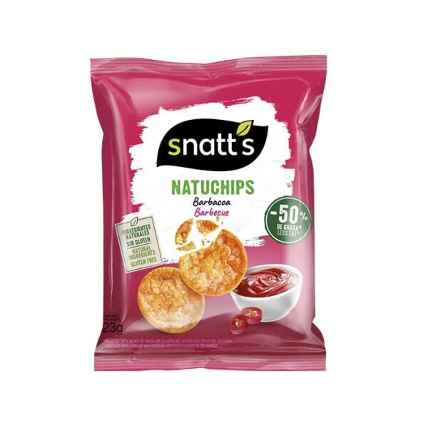 Snatts - Natuchips - Barbecue - 23g - VE = 45Stk