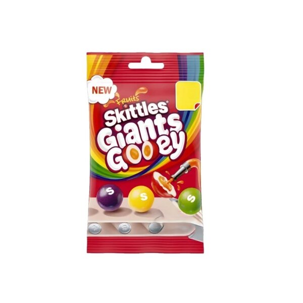 Skittles - Giants Gooey - Fruits Rot - 125g - VE = 15 Stk