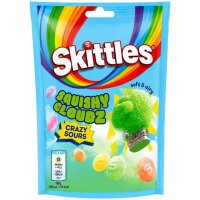 Skittles - Squishy Cloudz - Crazy Sour - 94g - VE = 18 Stk