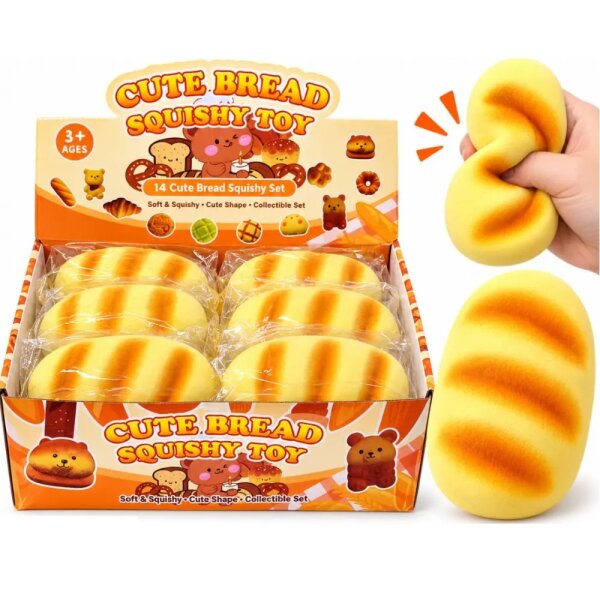 Hype - Spielzeug - Squishy - Brot - VE = 12 Stk