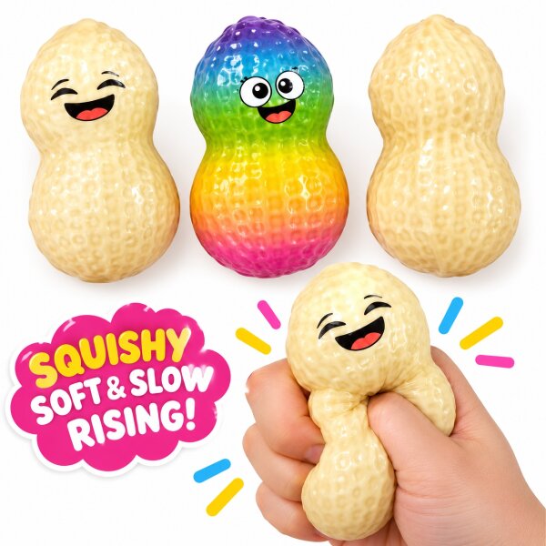 Hype - Spielzeug - Squishy Peanut Erdnuss - VE = 12 Stk
